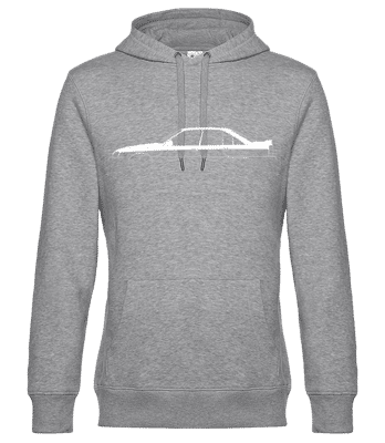 'Opel Omega 3000 A' Silhouette - Sweat à capuche standard homme - Gris chiné - Devant
