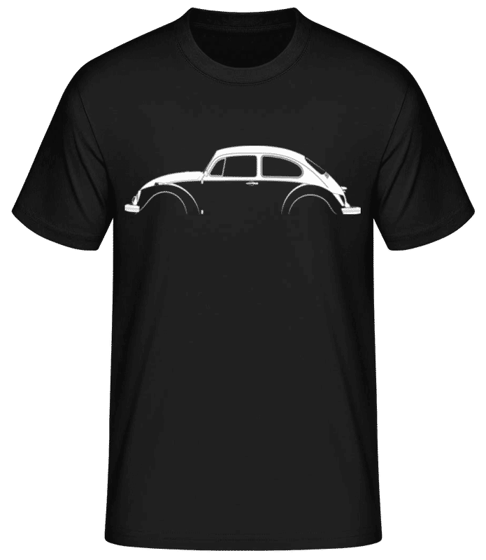 Preview: 'Volkswagen Beetle 1968' Silhouette - Men's Basic T-Shirt - Black - Front