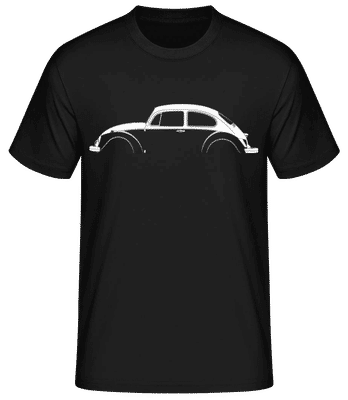 'Volkswagen Beetle 1968' Silhouette - T-shirt standard Homme - Noir - Devant