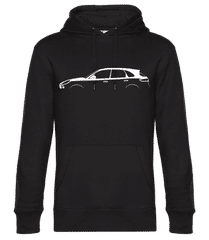 'Porsche Cayenne S 9YA' Silhouette · Men’s Standard Hoodie