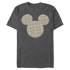Disney - Mickey Mouse - Mickey Plaid Patch - Homme T-shirt