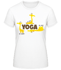 Giraffe Yoga · Frauen Basic T-Shirt