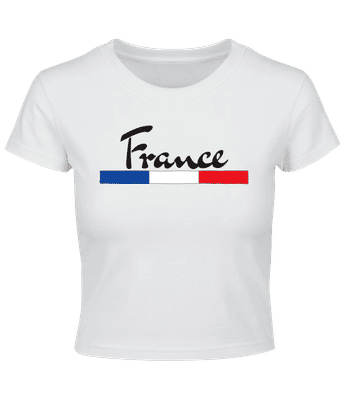 Football France - Crop top - Blanc - Devant