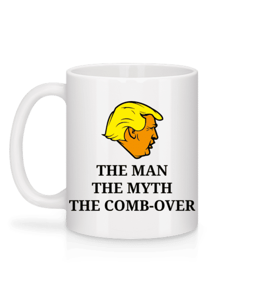 Aperçu: Trump The Man The Myth The Comb Over - Mug en céramique blanc - Blanc - Derrière