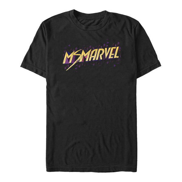 Vorschau: Marvel - Ms. Marvel - Ms. Marvel Polygons - Männer T-Shirt - Schwarz - Vorne