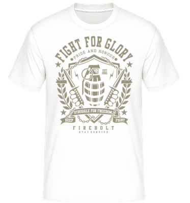 Grenade -  Shirtinator Men's T-Shirt - White - Front