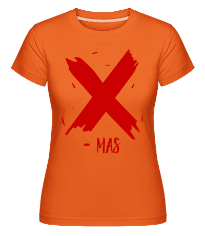 X - MAS -  T-shirt Shirtinator femme - Orange - Devant