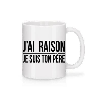 Je Suis Ton Père - Mug en céramique blanc - Blanc - Devant