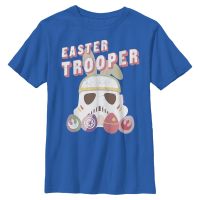 Star Wars - Trooper Rosemaling - Easter - Kids T-Shirt - Royal blue - Front