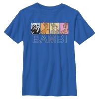 Disney Classics - Bambi - Skupina Characters Box Up - Kids T-Shirt - Royal blue - Front