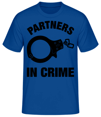 Partner in crime - T-shirt standard Homme - Bleu royal - Devant