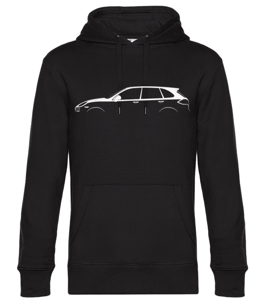 Aperçu: 'Porsche Cayenne 958' Silhouette - Sweat à capuche premium Unisexe - Noir - Devant