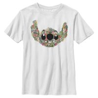 Disney - Lilo & Stitch - Stitch Floral - Detské Tričko - Biela - Predné