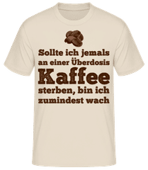 Überdosis Kaffee · Männer Basic T-Shirt