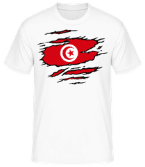 Zerrissene Fahne Tunesien · Männer Basic T-Shirt