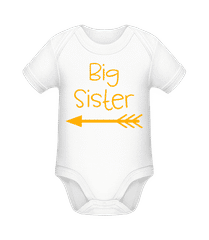 Big Sister Pfeil · Baby Bio Strampler