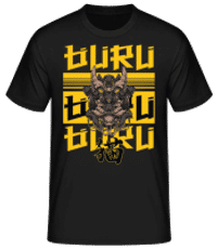 Buru Mecha - Männer Basic T-Shirt - Schwarz - Vorne