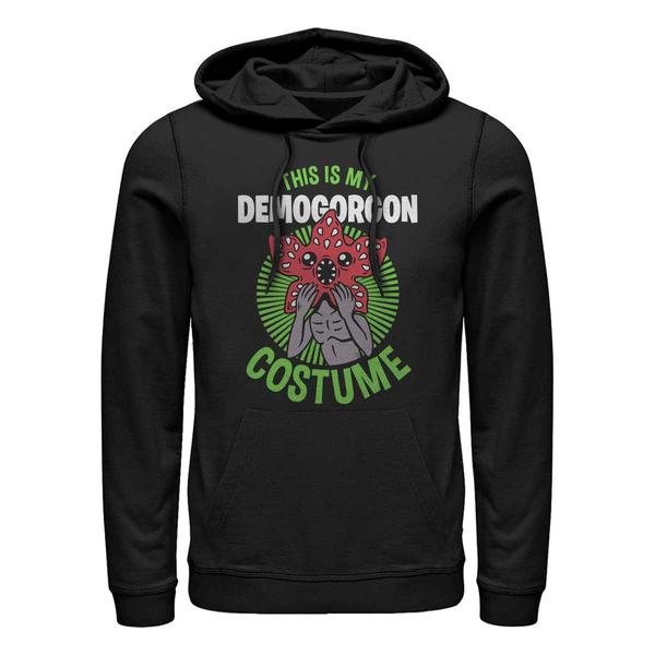 Aperçu: Netflix - Stranger Things - Demogorgon Demogorg Costume - Halloween - Unisex Sweat à capuche - Noir - Devant