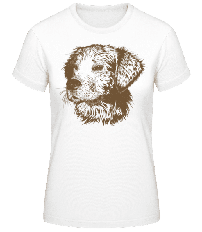 Preview: Little Dog - Women's B&C T-Shirt - White - Front