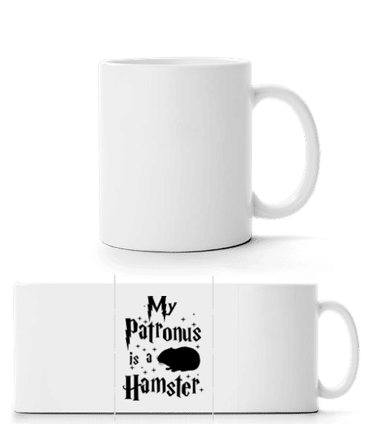 Aperçu: My Patronus Is A Hamster - Mug panorama - Blanc - Devant