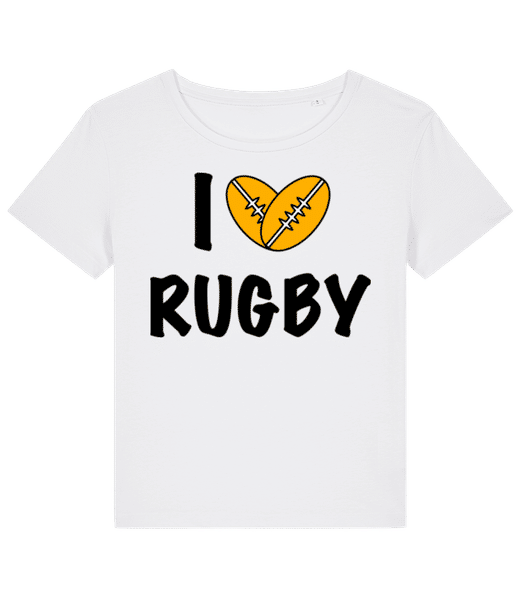 I Love Rugby · T-shirt bio Femme Stanley Stella 2.0