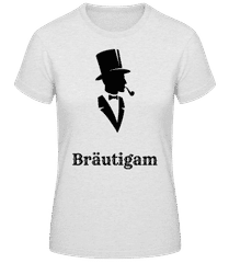 Gentlemen Bräutigam Schwarz · Frauen T-Shirt B&C