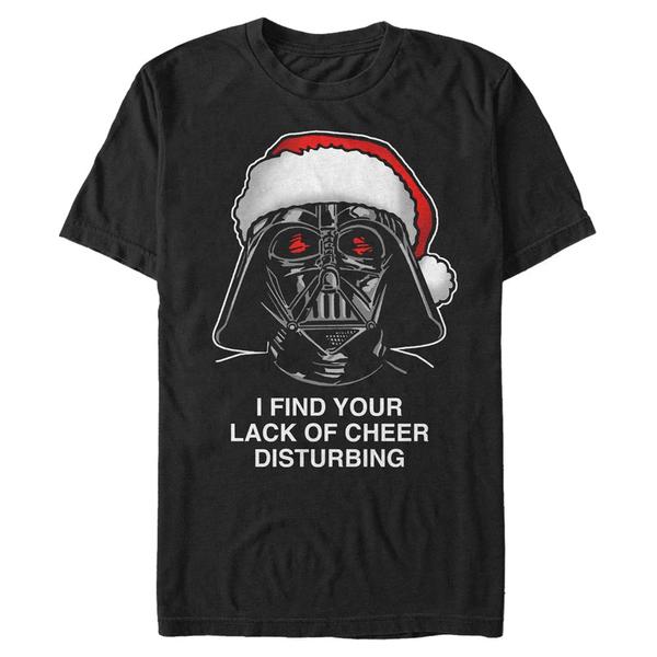 Aperçu: Star Wars - Darth Vader Lack of Cheer - Christmas - Homme T-shirt - Noir - Devant