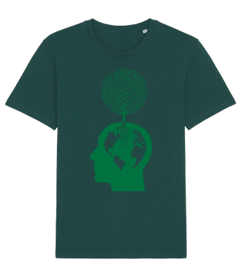 Chef Nature Et Environnement - T-shirt bio Homme Stanley Stella 2.0 - Vert bouteille - Devant