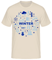 zimný Symboly · Pánske basic tričko