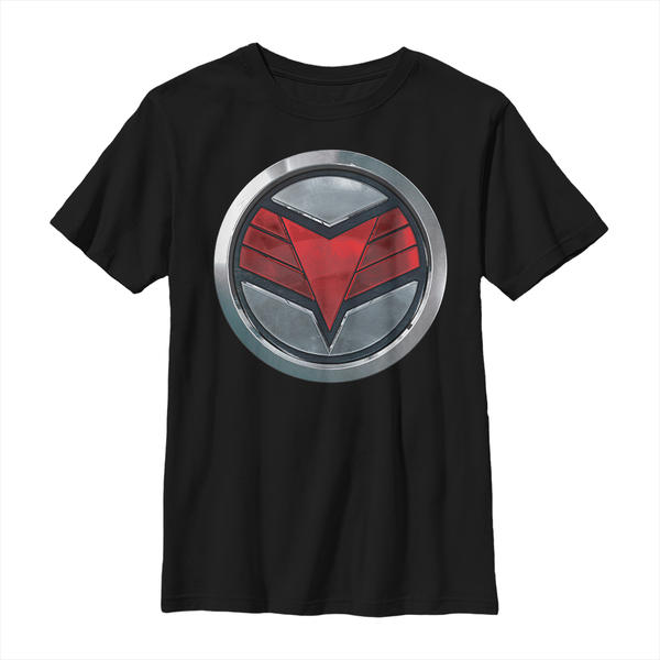 Aperçu: Marvel - Falcon et le soldat de l'hiver - Falcon Logo - Enfant T-shirt - Noir - Devant