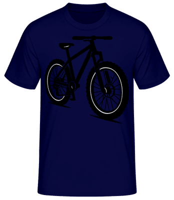 Vélo De Montagne - T-shirt standard Homme - Bleu marine - Devant