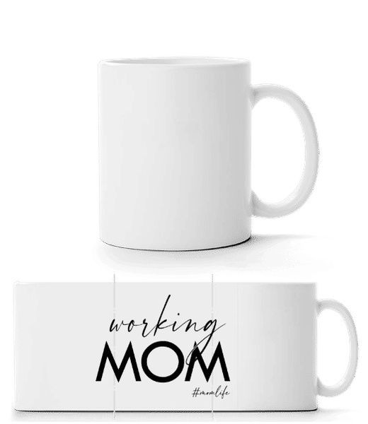 Aperçu: Working Mom Momlife - Mug panorama - Blanc - Devant