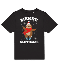 Merry Slothmas · Kinder T-Shirt B&C