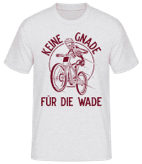 Keine Gnade Für Die Wade - Männer Basic T-Shirt - Grau meliert - Vorne