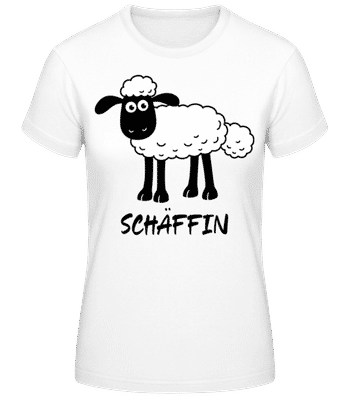 Schäffin - Frauen T-Shirt B&C - Weiß - Vorne