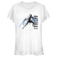 Star Wars - The Clone Wars - Ahsoka Collage - Women's T-Shirt - White - Front