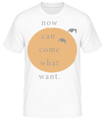 Now Can Come What Want · Männer T-Shirt B&C