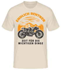 Endlich Rentner Motorrad · Männer Basic T-Shirt