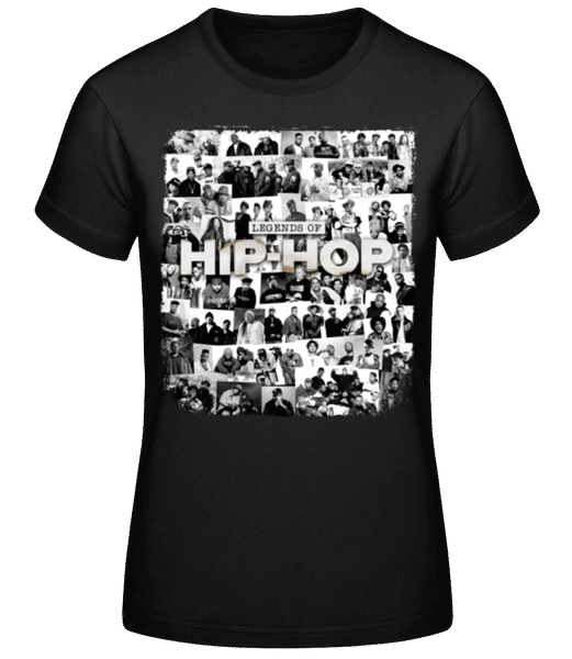 Aperçu: Legends Of Hip-Hop - T-shirt standard Femme - Noir - Devant