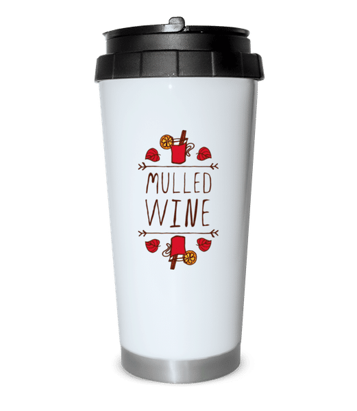 Vorschau: Mulled Wine Sign - Thermobecher - Weiß - Vorne
