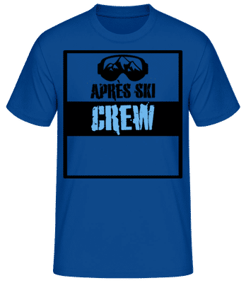 Après Ski Crew - Men's Basic T-Shirt - Royal blue - Front