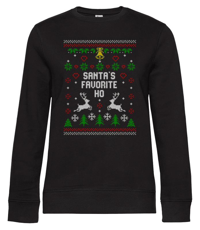 Preview: Santa's Favorite Ho - Women's standard sweatshirt - Black - Front