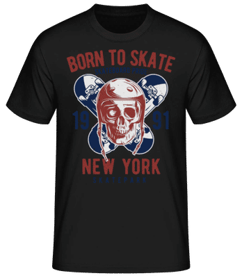 Born To Skate 1991 - Men's Basic T-Shirt - Black - Front