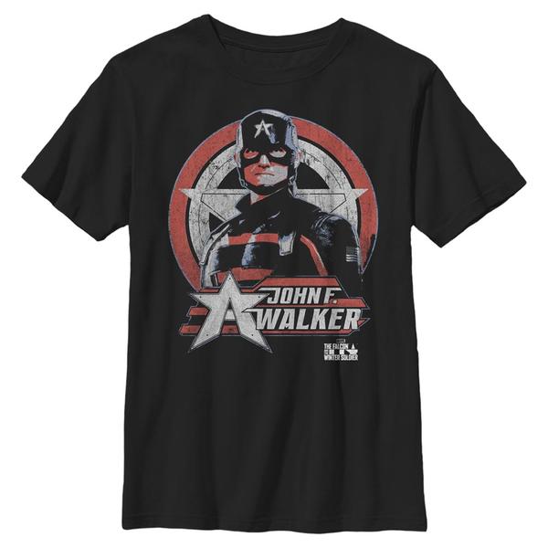 Aperçu: Marvel - Falcon et le soldat de l'hiver - John F. Walker Walker Cptn Ranger - Enfant T-shirt - Noir - Devant