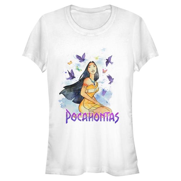 Aperçu: Disney - Pocahontas - Pocahontas Free Spirit - Femme T-shirt - Blanc - Devant