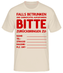 Falls Betrunken Aufgefunden · Männer Basic T-Shirt