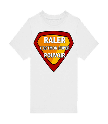 Raler C´Esmon Super Pouvoir - T-shirt homme B&C - Blanc - Devant