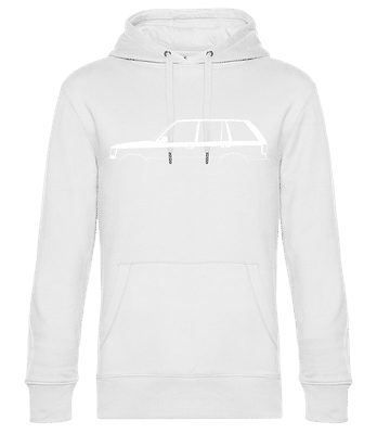 'Range Rover (1994)' Silhouette - Sweat à capuche standard homme - Blanc - Devant