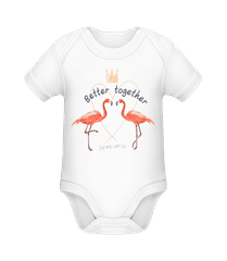Better Together Flamingos · Body manches courtes bio