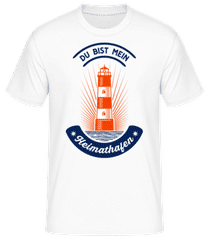 Du Bist Mein Heimathafen · Männer T-Shirt B&C